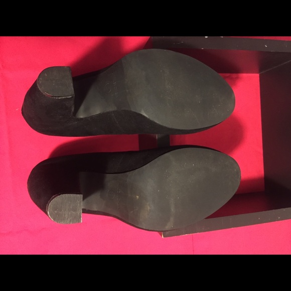 American Rag Cie, black suede shoes size 8 - Picture 5 of 8